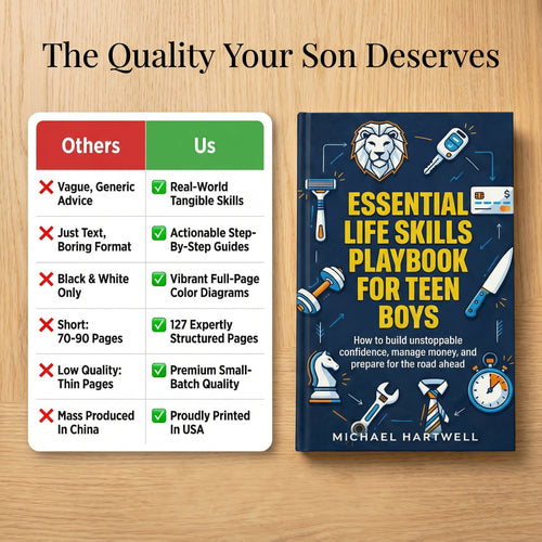 Essential Life Skills Playbook For Teen Boys